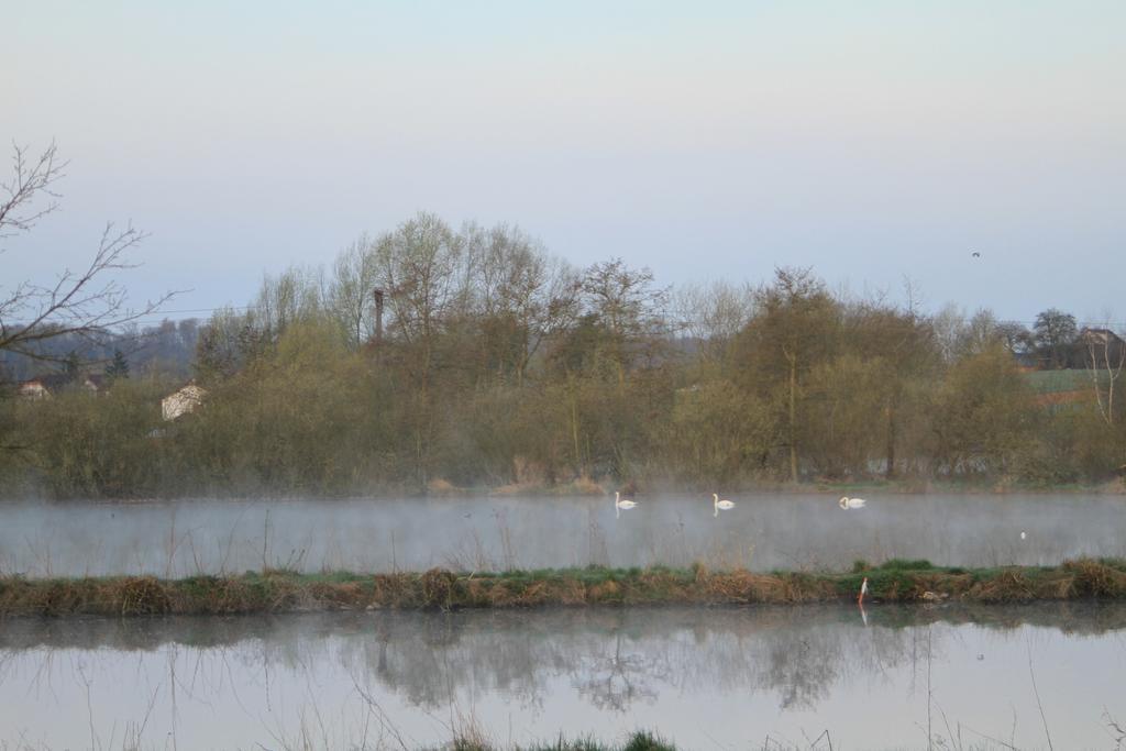 Ruhige Ferienwohnungen Mit Teichblick Wetterfeld Esterno foto